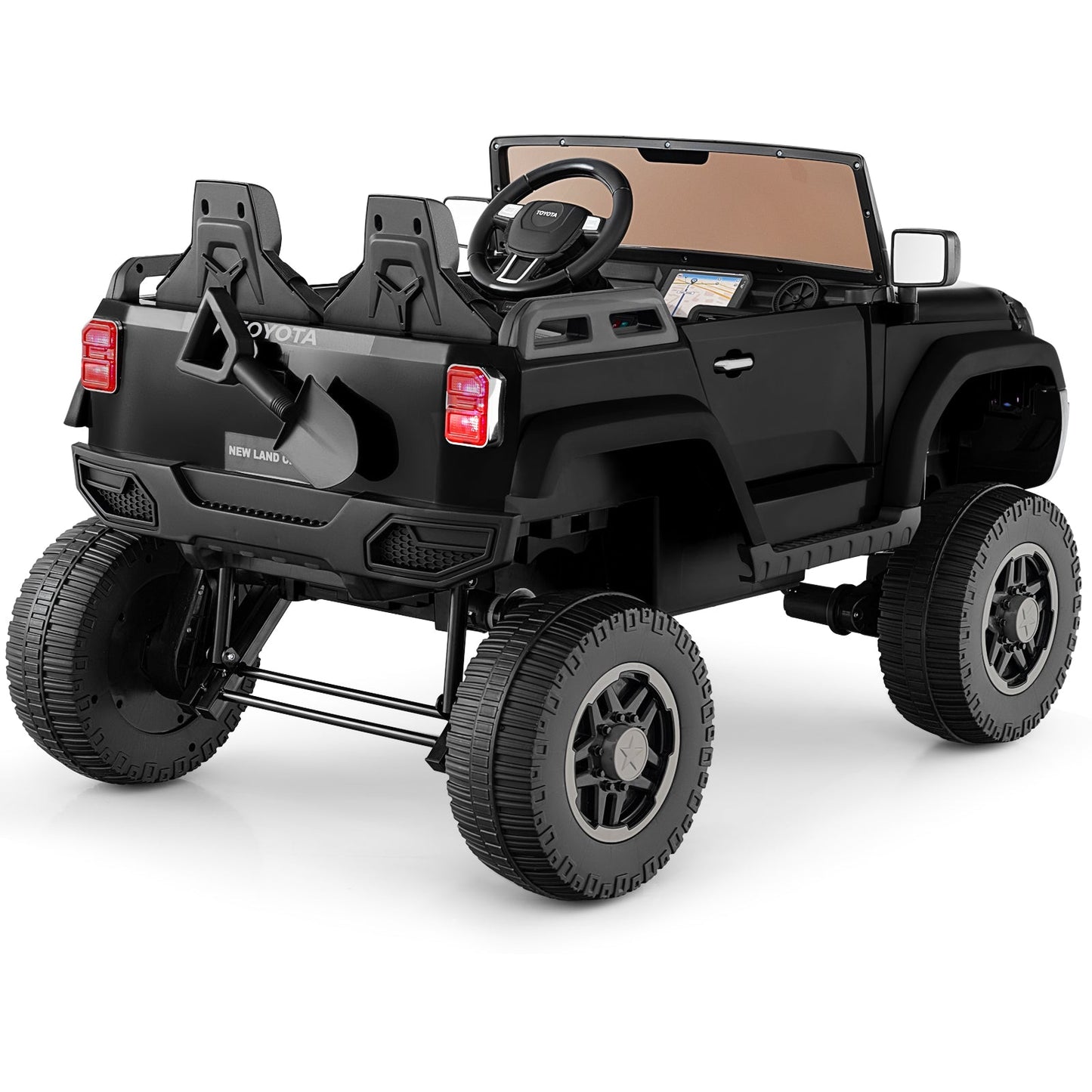 24V 2 Seater Ride on Car 4WD/2WD Switchable for Kids with Remote for Ages 3+