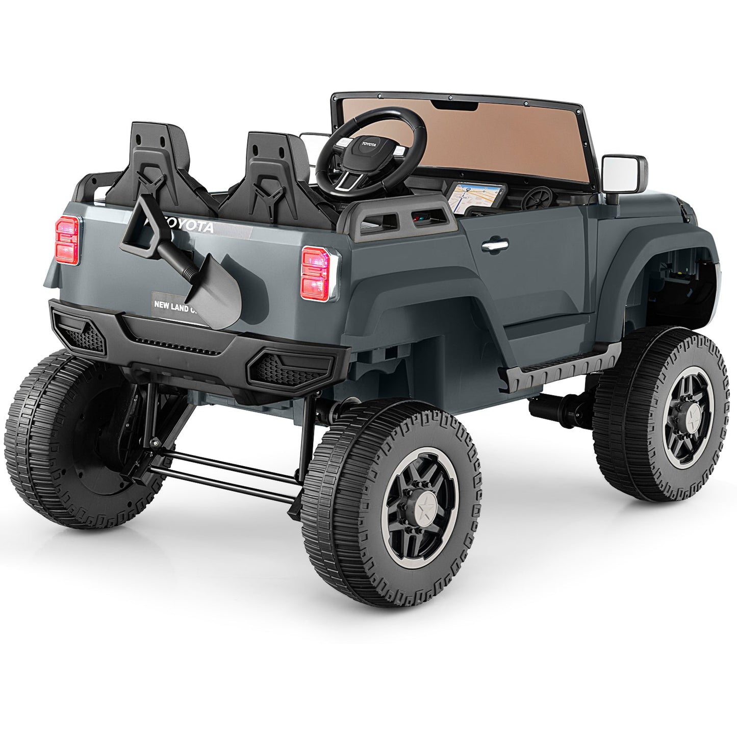 24V 2 Seater Ride on Car 4WD/2WD Switchable for Kids with Remote for Ages 3+