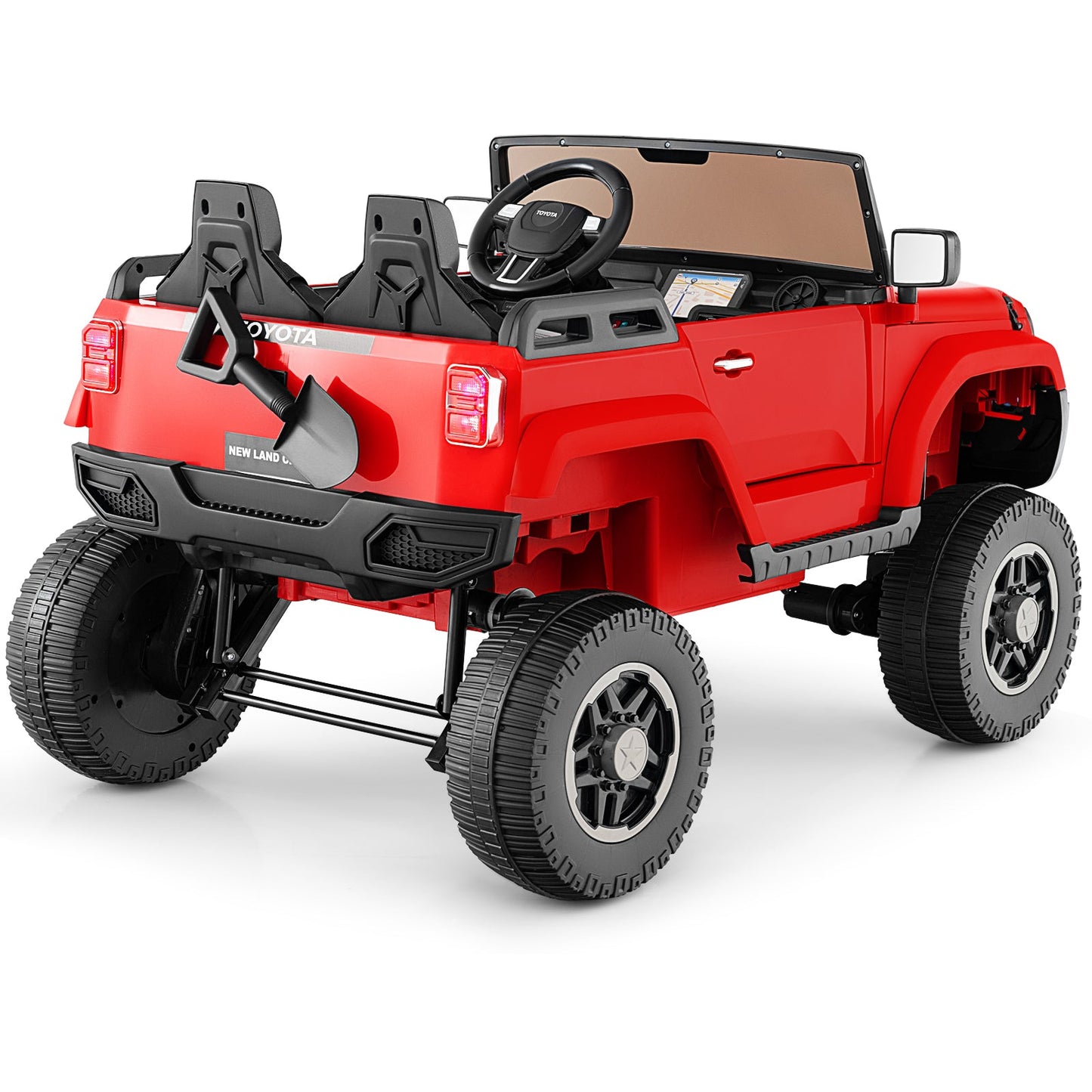 24V 2 Seater Ride on Car 4WD/2WD Switchable for Kids with Remote for Ages 3+
