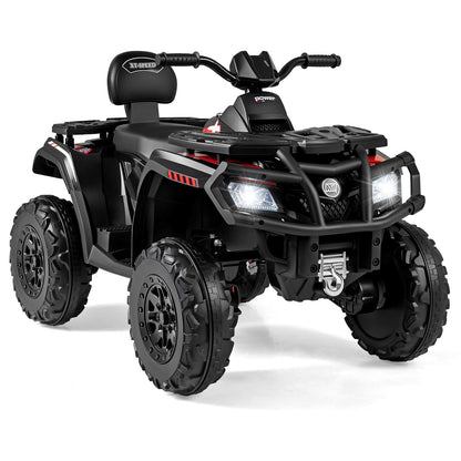 24V Kids ATV 2-Seater with 4 Motors with LED Lights and Music