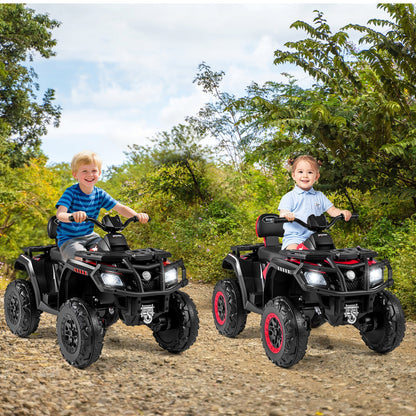 24V Kids ATV 2-Seater with 4 Motors with LED Lights and Music