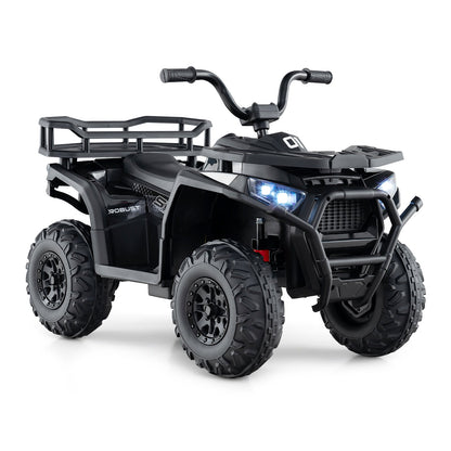 24V Kids Ride on Electric ATV Quad Car with Realistic Sounds and LED Lights