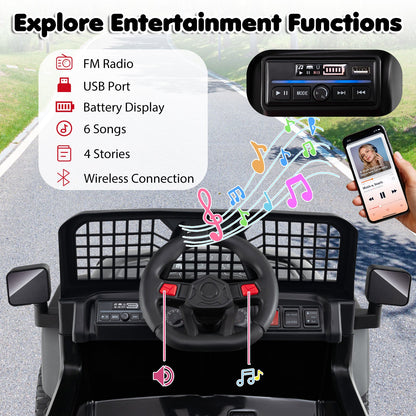 24V Ride On Car for Kids with Parent Remote Control and Music
