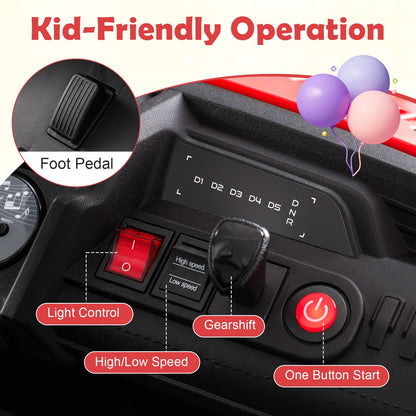 24V Ride on Toy for Kids 2 Seater Ride on Truck Car with Horn Music Story