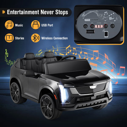 24V Ride on Truck 2-Seater Licensed Cadillac with Remote Control