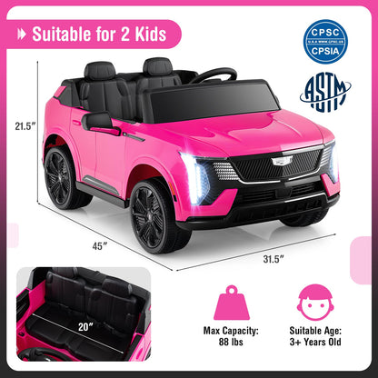 24V Ride on Truck 2-Seater Licensed Cadillac with Remote Control