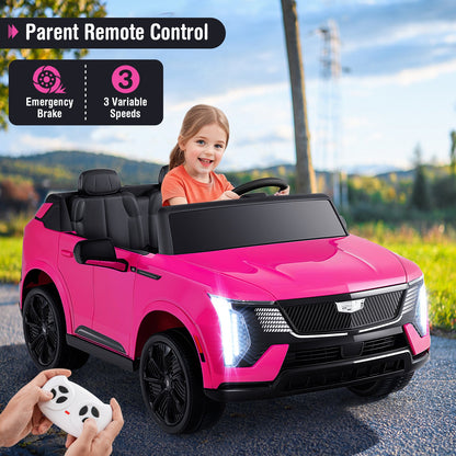 24V Ride on Truck 2-Seater Licensed Cadillac with Remote Control