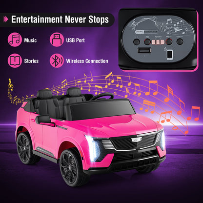 24V Ride on Truck 2-Seater Licensed Cadillac with Remote Control