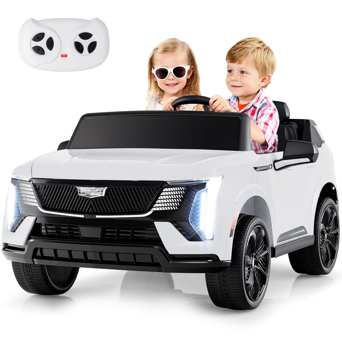 24V Ride on Truck 2-Seater Licensed Cadillac with Remote Control