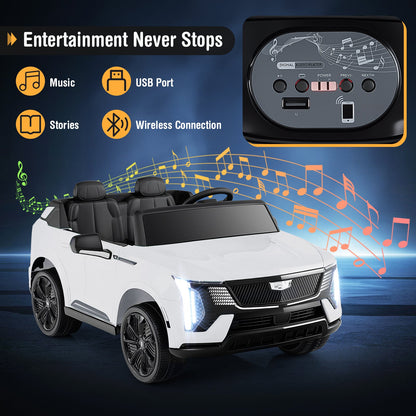 24V Ride on Truck 2-Seater Licensed Cadillac with Remote Control