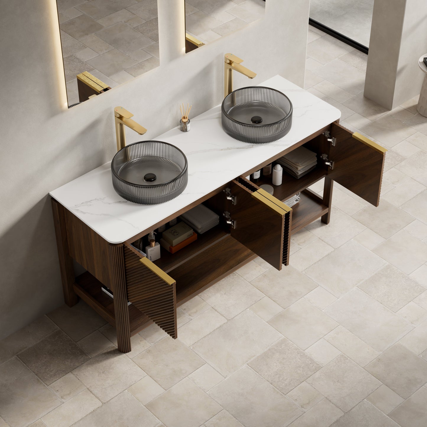 Indigo 60" Bathroom Vanity & Sink