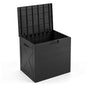 25 Gallon Outdoor Storage Deck Box with Lid and Handles