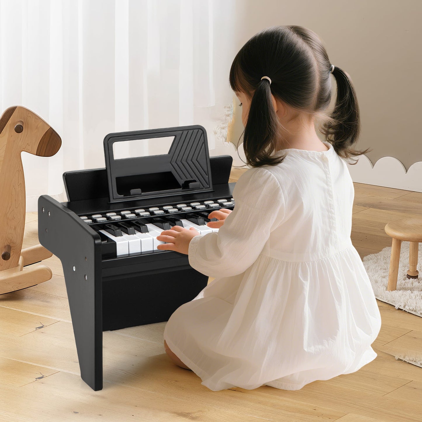25 Keys Kids Piano Keyboard with Adjustable Speed and Volume