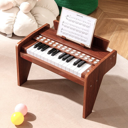 25 Keys Kids Piano Keyboard with Adjustable Speed and Volume