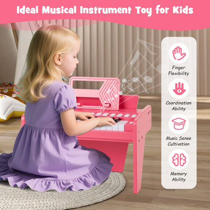 25 Keys Kids Piano Keyboard with Adjustable Speed and Volume
