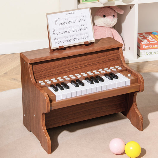 25 Keys Kids Piano Keyboard with Adjustable Speed and Teaching Mode