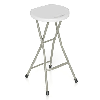 Folding Patio Dining Chairs 28" - Set of 2, 330 lbs Capacity