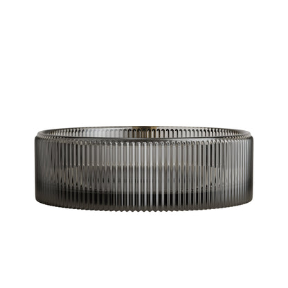 Sonny 16'' Bathroom Round Crystal Glass Sink Transparent