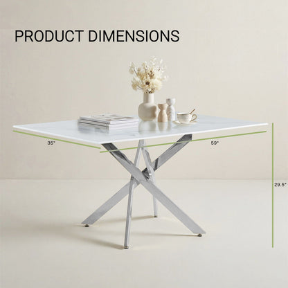 Modern Rectangular Table For Dining Room