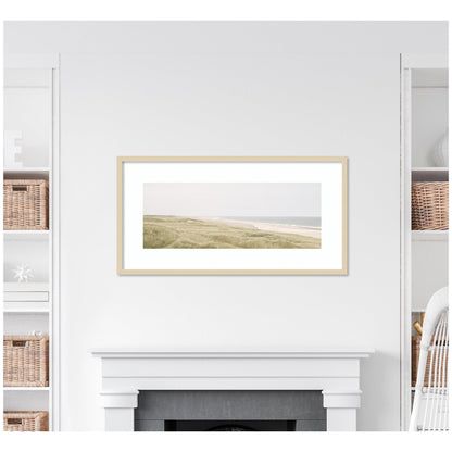Peaceful and Serene Coastal Landscape by The Creative Bunch Studio Framed Wall Art Print