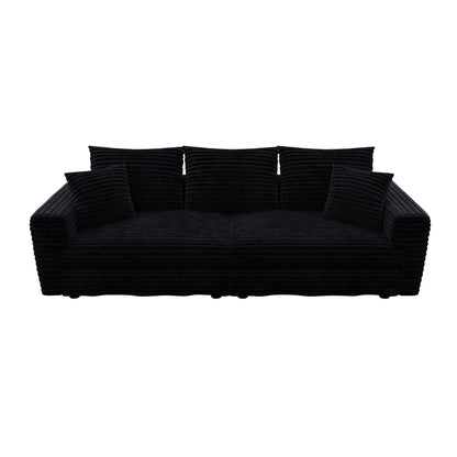 4 Seat Modern Comfy Upholstered Sofa Cloud Couch