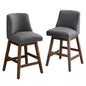 Upholstered Swivel Bar Stool