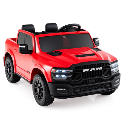 2 Seater 24V Ride on Toy for Big Kids Licensed Ram Truck with Remote and Music