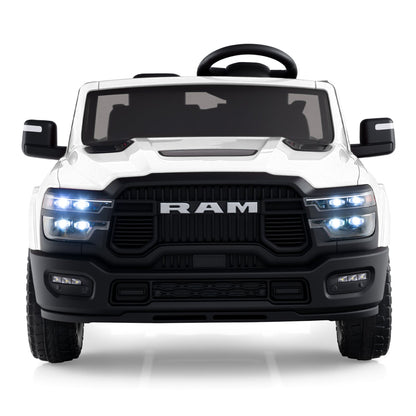 2 Seater 24V Ride on Toy for Big Kids Licensed Ram Truck with Remote and Music