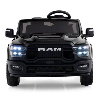 2 Seater 24V Ride on Toy for Big Kids Licensed Ram Truck with Remote and Music