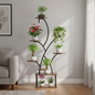 Metal 8-Tier Corner Plant Stand | Indoor Tree-Shape Plant Shelf