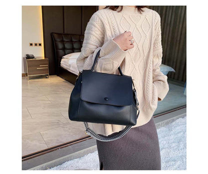 Casual Simple Leather Crossbody Bag For Women And Girls Designer Shoulder Messenger Travel Bag For Ladies