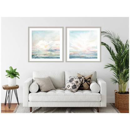 Heavenly Stillness 2 Piece Framed Wall Art Print Set by Julie Maida