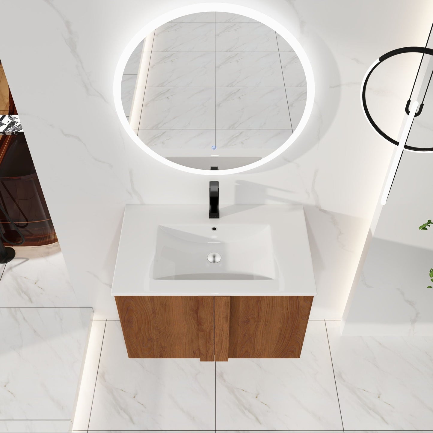 Floating Bathroom Vanity With Sink Combo