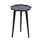 Alezar Scallop Wood Side Table