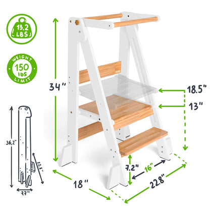 Adjustable Foldable Kitchen Tower