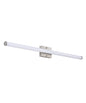 36"W 1-Light LED Round Linear Bath Vanity Light Fixture Brushed Nickel Finish