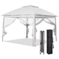 Ainfox 11ft x 11ft Heavy Duty Pop Up Gazebo Outdoor Canopy Shelter Instant Patio Gazebo Sun Shade Canopy Tent for Lawn Garden Backyard Deck