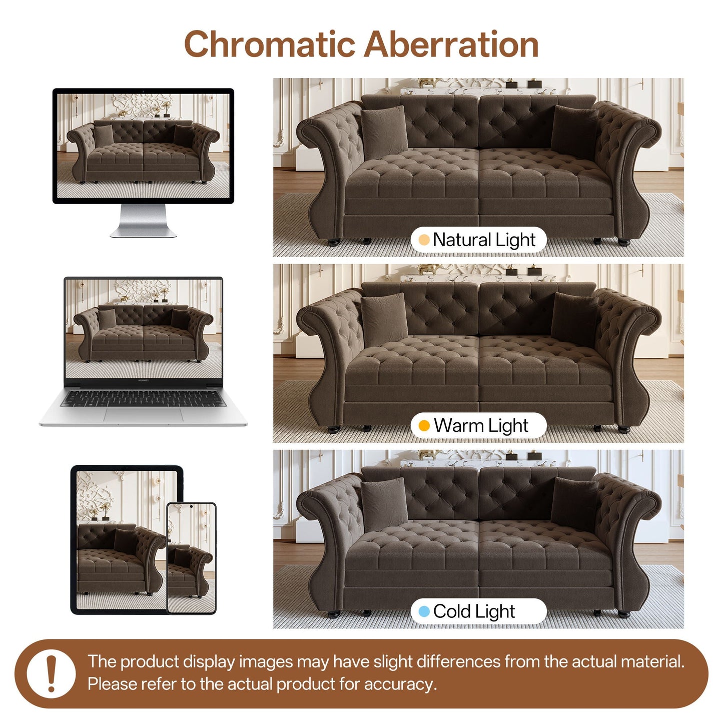 Oversized Chesterfield Pull Out Sofa Bed, Roll Arm Couch With Flower Tufting For Living Room