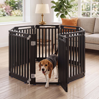 8-Panel Dog Playpen 31.5" Height Indoor Outdoor HDPE