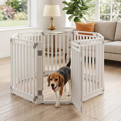 8-Panel Dog Playpen 31.5" Height Indoor Outdoor HDPE