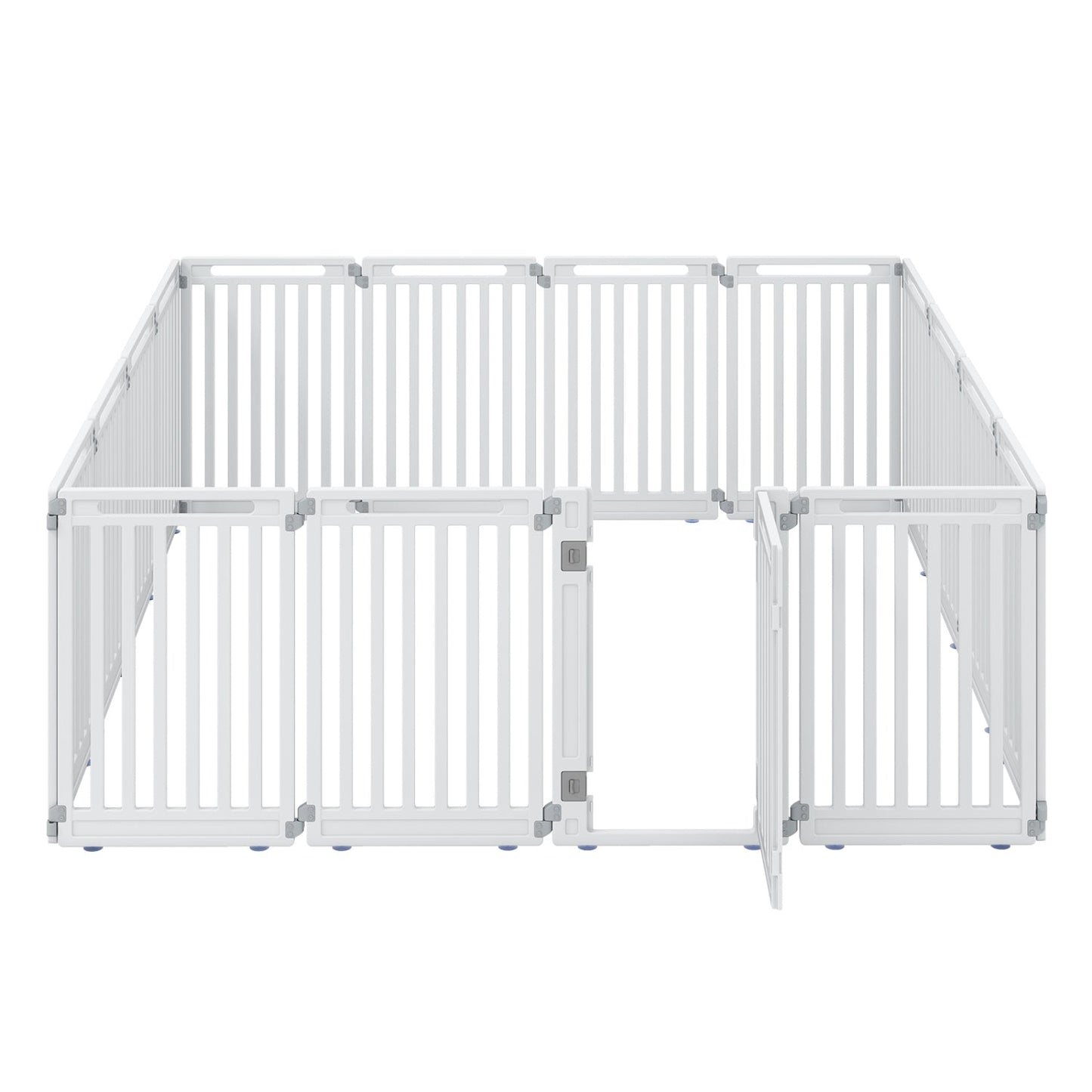 16-Panel Dog Playpen 31.5" Height Indoor Outdoor Pet Gate