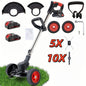 Portable Wireless Electric Lawn Mower & Garden Weeder