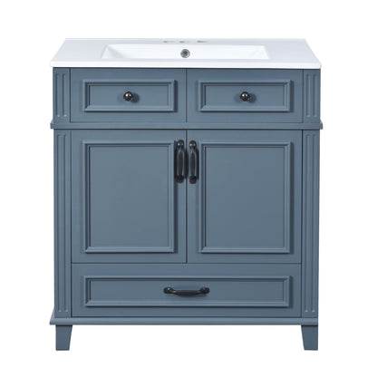 Bathroom Vanity With Sink, Storage Cabinet