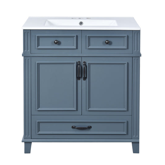 Bathroom Vanity With Sink, Storage Cabinet