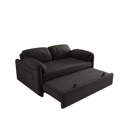 Sofa, Dual Purpose Lounge With Retractable Queen Size Bed