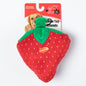 Strawberry Squeaker Dog Toy