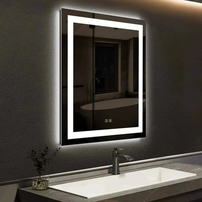 Compact Center Glow LED Bathroom Mirror