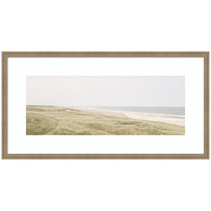 Peaceful and Serene Coastal Landscape by The Creative Bunch Studio Framed Wall Art Print
