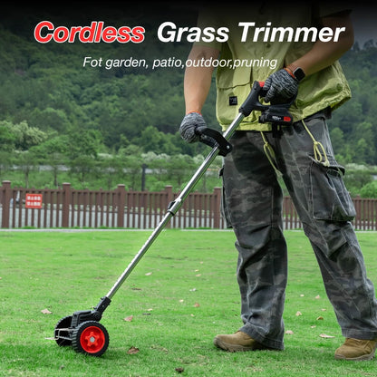Portable Wireless Electric Lawn Mower & Garden Weeder