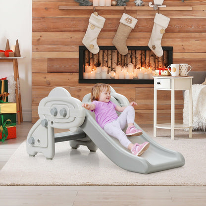 Freestanding Baby Mini Play Climber Slide Set with HDPE anf Anti-Slip Foot Pads
